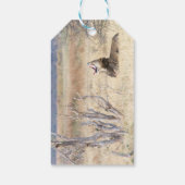 Yawning lion cadeaulabel (Achterkant)