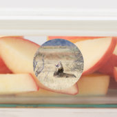 Yawning lion labels (Aangebracht)