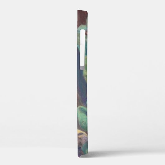 Yawning Tiger coque iphone (Verso / Gauche)