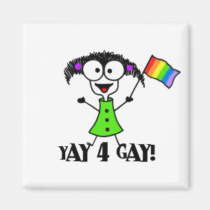 Yay 4 Gay Magnet Magneet