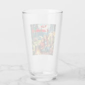 Yay Kamperen in de regen Glas (Achterkant)