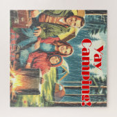 Yay Kamperen in de regen Legpuzzel (Horizontaal)