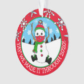 Yay, nous avons réussi à travers 2020 Keepsaké de  (devant)