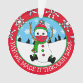 Yay, nous avons réussi à travers 2020 Keepsaké de  (devant)