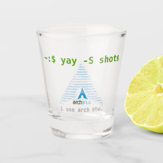 ~:$ yay -S shots Shot Glas