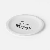 Yay Sports Funny Papieren Bordje (Gekanteld)