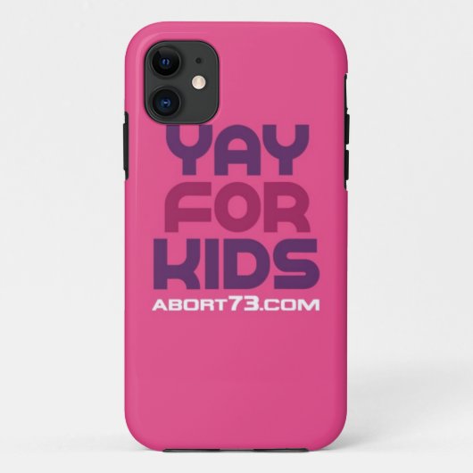 Yay voor kinderen / Abort73.com Case-Mate iPhone Case (Achterkant)