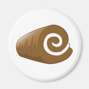 Yay voor kleurenchocolade-log magneet