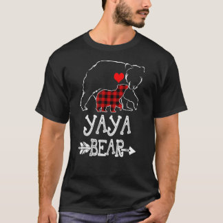 Yaya Beer Buffalo Pset-kerstfamilie Pajama T-shirt