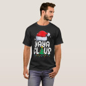 Yaya Claus Matching Group Xmas serie Kerstmis Pa T-shirt (Voorkant volledig)