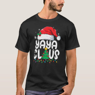 Yaya Claus Matching Group Xmas serie Kerstmis Pa T-shirt