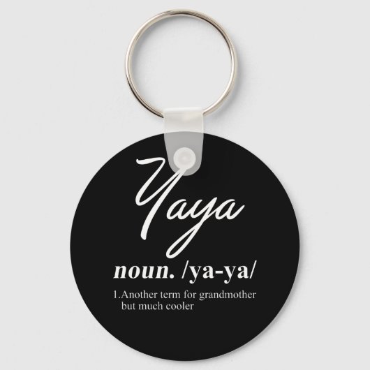 YaYa Funny Definition Sleutelhanger (Voorkant)