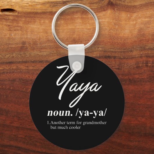 YaYa Funny Definition Sleutelhanger (Voorkant)