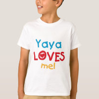 Yaya Loves Me T-shirts en geschenken