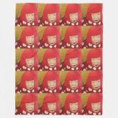 Yayoi Kusama Fleece Deken (Voorkant)