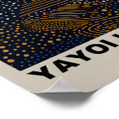 Yayoi Kusama Geïnspireerd Abstracte kunst Print (Hoek)