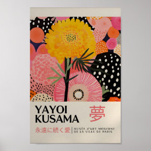 Yayoi Kusama Geïnspireerd Abstracte kunst Print