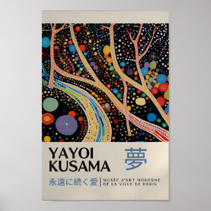 Yayoi Kusama Geïnspireerd Abstracte kunst Print
