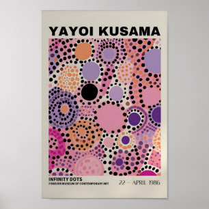 Yayoi Kusama Geïnspireerd Abstracte kunst Print