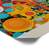 Yayoi Kusama Geïnspireerd Abstracte kunst Print (Hoek)