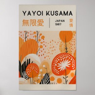 Yayoi Kusama Geïnspireerd Abstracte kunst Print