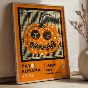 Yayoi Kusama Halloween Pumpkin Expositie  Poster