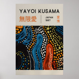 Yayoi Kusama Impression - Art mural japonais - Mur