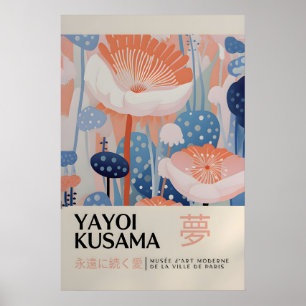 Yayoi Kusama Impression - Art mural japonais - Mur