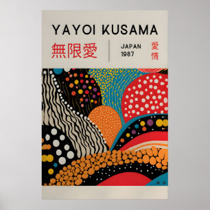 Yayoi Kusama Impression - Art mural japonais - Mur