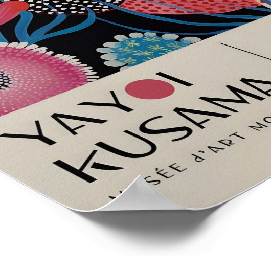 Yayoi Kusama Inspiré Art Abstrait Impression (Coin)