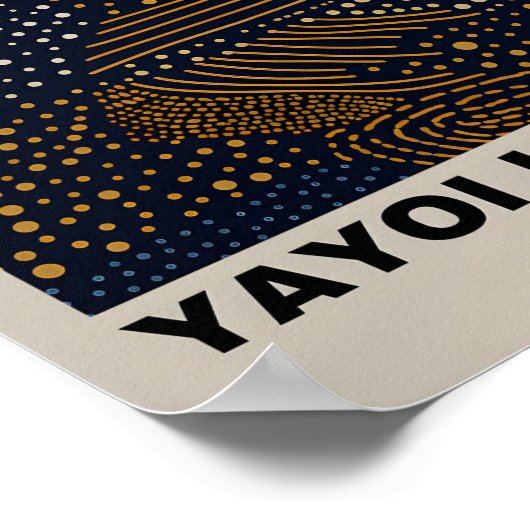 Yayoi Kusama Inspiré Art Abstrait Impression (Coin)