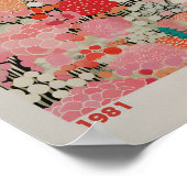 Yayoi Kusama Inspiré Art Abstrait Impression (Coin)