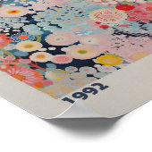 Yayoi Kusama Inspiré Art Abstrait Impression (Coin)