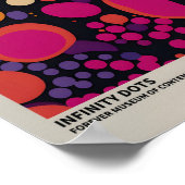 Yayoi Kusama Inspiré Art Abstrait Impression (Coin)