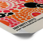 Yayoi Kusama Inspiré Art Abstrait Impression (Coin)