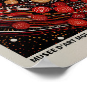 Yayoi Kusama Inspiré Art Abstrait Impression (Coin)