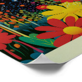 Yayoi Kusama Inspiré Art Abstrait Impression (Coin)