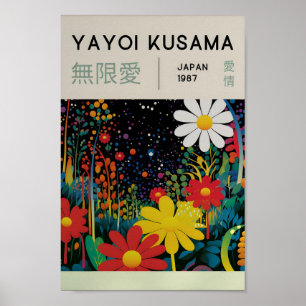 Yayoi Kusama Inspiré Art Abstrait Impression