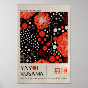 Yayoi Kusama Inspiré Art Abstrait Impression