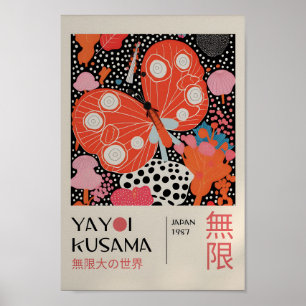 Yayoi Kusama Inspiré Art Abstrait Impression