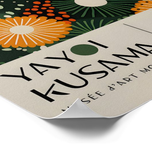 Yayoi Kusama Inspiré Art Abstrait Impression (Coin)