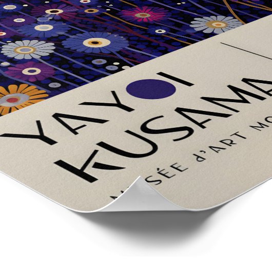 Yayoi Kusama Inspiré Art Abstrait Impression (Coin)