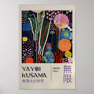 Yayoi Kusama Inspiré Art Abstrait Impression
