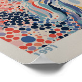 Yayoi Kusama Inspiré Art Abstrait Impression (Coin)