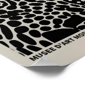 Yayoi Kusama Inspiré Art Abstrait Impression (Coin)