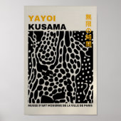Yayoi Kusama Inspiré Art Abstrait Impression (Devant)