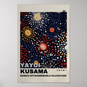 Yayoi Kusama Inspiré Art Abstrait Impression