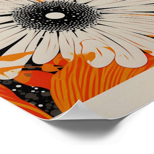 Yayoi Kusama Inspiré Art Abstrait Impression (Coin)