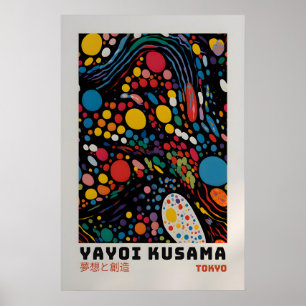 Yayoi Kusama Poster - Abstracte Yayoi Kusama Print