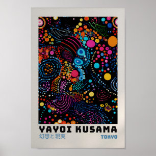 Yayoi Kusama Poster - Abstracte Yayoi Kusama Print